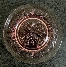 McKee Pink  Rock Crystal Salad / Dessert Plates Depression Glass As Is* Set of 6