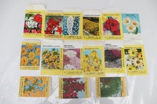 15 vintage used seed packets -