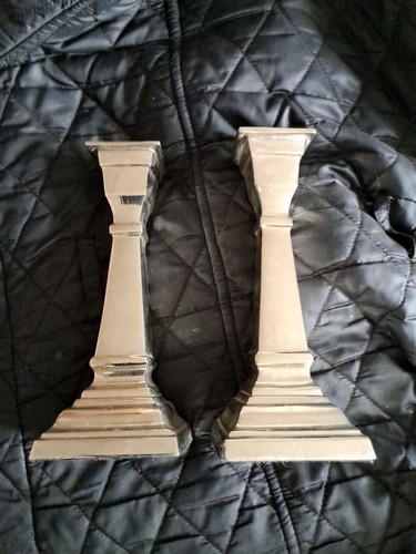Chrome candlesticks candle - chrome,