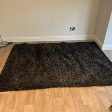 Dunelm Charcoal Rug 160x230 cm