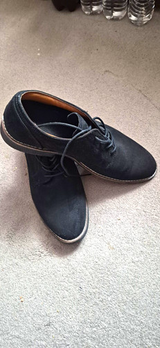 Men black canvas derby - canvas,