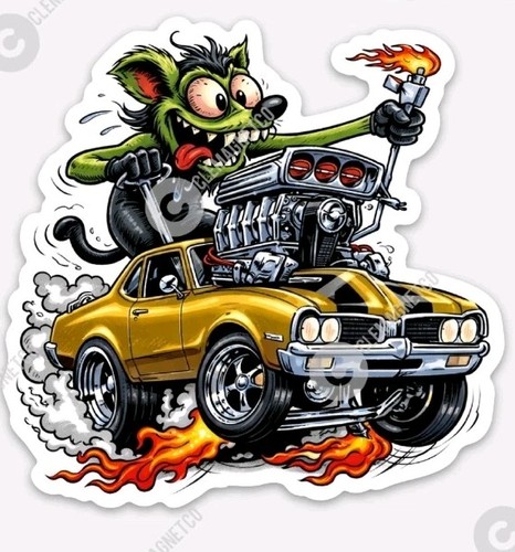 Cutlass rat sticker - rat, fink