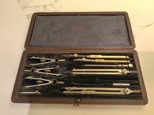 A G Thornton Vintage Technical Drawing/Maths Instrument Boxed Set