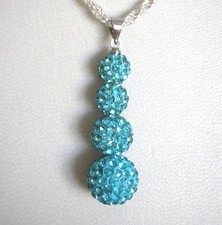 TURQUOISE AQUA BLUE NECKLACE
