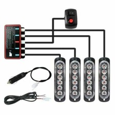 Led amber recovery strobe - 4x,