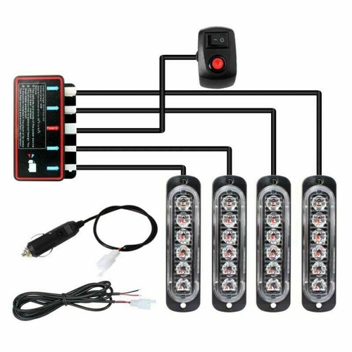 Led amber recovery strobe - led,