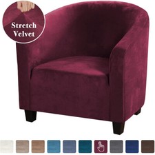 Velvet Tub Chair Covers