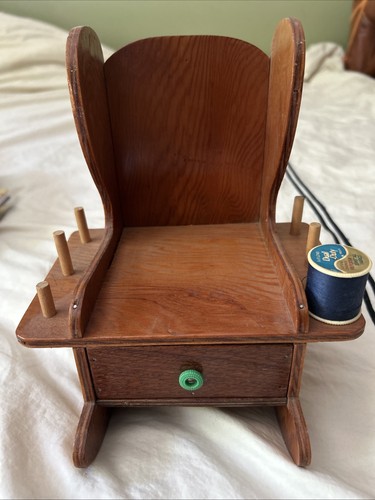 Vintage wooden rocking chair - vintage,