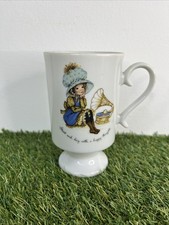 Vintage Porcelain Mug Petticoats and Pantaloons Japanese Kitchen Holly Hobby