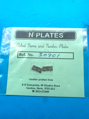 New plates loco - n,