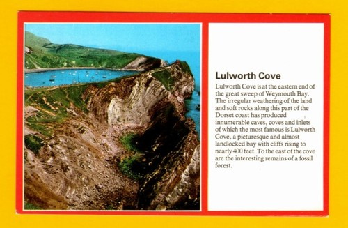 061207 postcard lulworth - postcard,