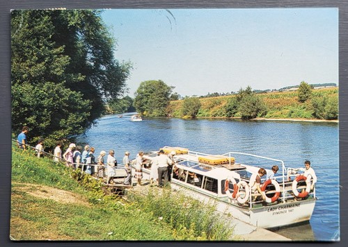Vintage postcard used boat - postcard,