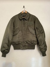 Vintage Alpha industries CWU-45P Bomber Jacket Green Medium (Great Condition)