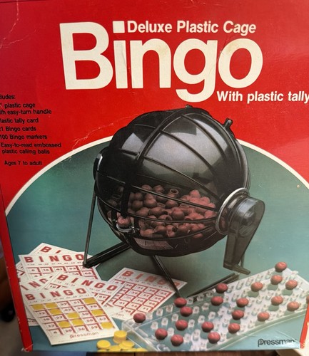 Pressman bingo deluxe plastic - pressman,