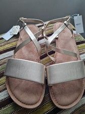 NEXT Older Girls Gold Leather