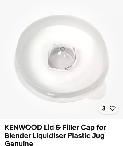 Kenwood blender lid - kenwood, goblet