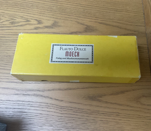 Moeck recorder original - in, box