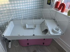 Pets at Home Guinea Pig Rabbit Cage Large 120 Indoor Grey