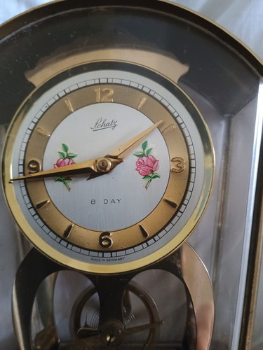 Carriage clock day brass - 8,