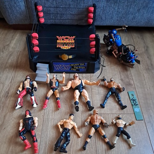 Wcw wrestling toy bundle - wcw,