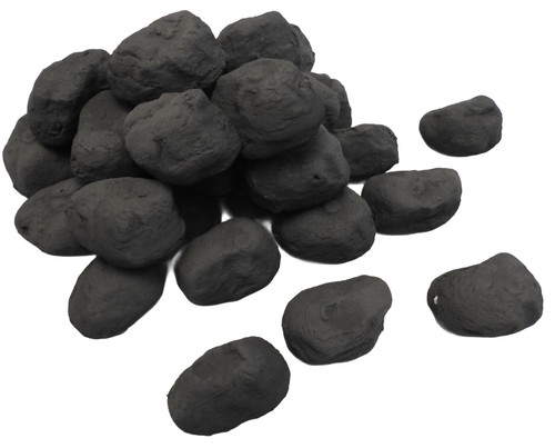 Gas fire coals briquettes - fire,