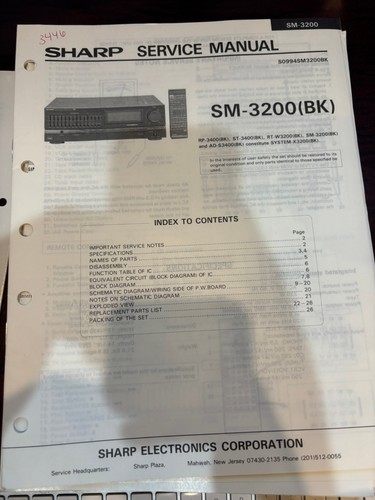 Orig sharp optonica sm3636 - sharp,