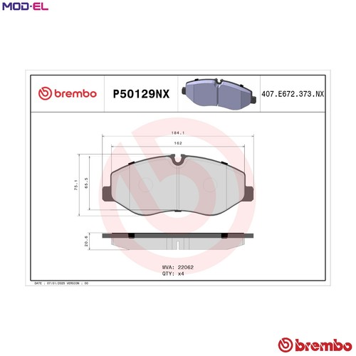Brake pad set disc - pad,