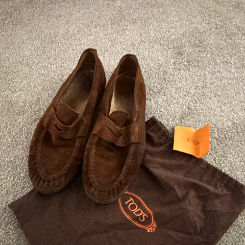 Tod men brown suede - tod's,