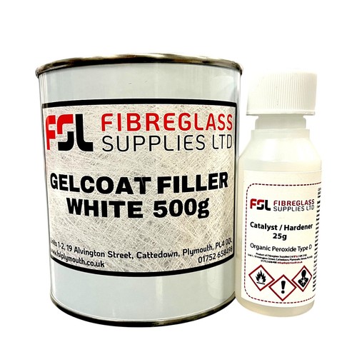 White gelcoat filler premium - filler.,