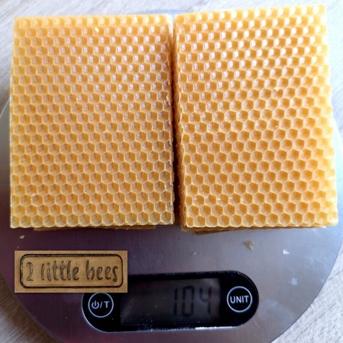Beeswax sheets off cuts - beeswax,