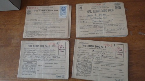 Ww11 war ration book - ration,
