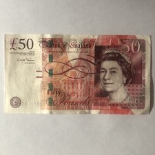 Fifty pound note - fifty,