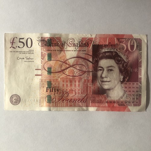 Fifty pound note chris - £50,