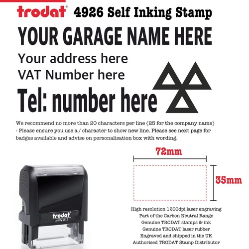 Self inking mot custom - custom, garage