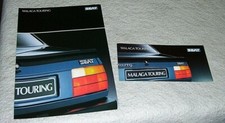 Two SEAT MALAGA TOURING SALES BROCHURES 1988