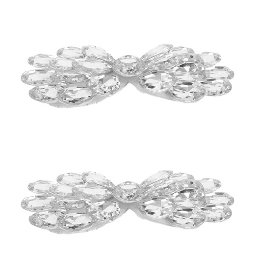 2pcs removable rhinestone - rhinestone, bow
