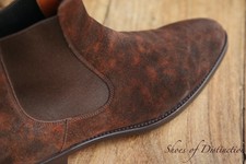 Santoni Burnished Tan Brown