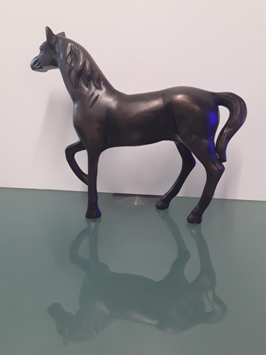 Big hollow bronze stallion - bronze,
