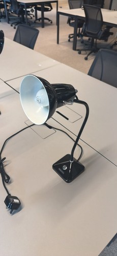 Small black anglepoise desk - black,