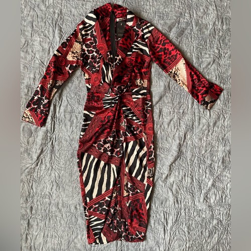 Zara nwt mixed animal scarf - zara,