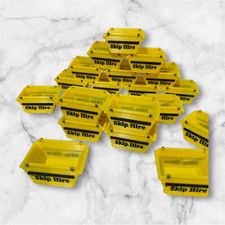 Builders Skip (10 Pack) 1:76 Scale / OO Gauge - Model Railway or Diorama Scale