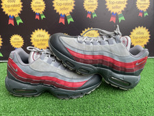 2017 Nike Air Max 95,110,s  Grey ,Team Red Mens  Trainers Size uk 6.