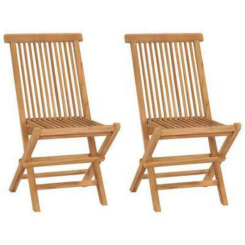 Pcs folding chairs garden - 2,