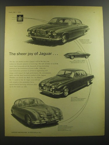 1964 jaguar mark ten - ad,
