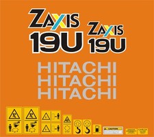 Hitachi Zaxis 19U Mini Digger