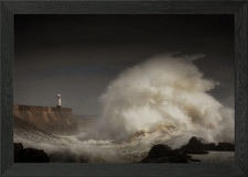 Porthcawl lighthouse Framed