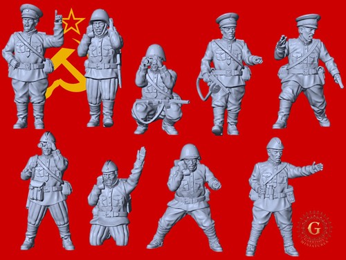 Red army set - hq, 2