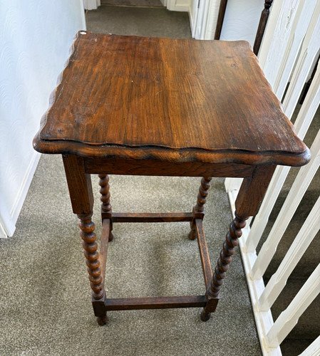 Vintage dark wood tall - dark,
