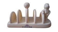 Vintage Lurpak Ceramic Toast Rack With Douglas - In Excellent Condition