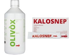 Olivox 1 Bottle + 1 Kalosnep Antioxidan Detox Weight Control Italy Genuine Snep 